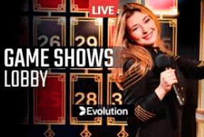 GAME SHOWS LOBBY by Evolution